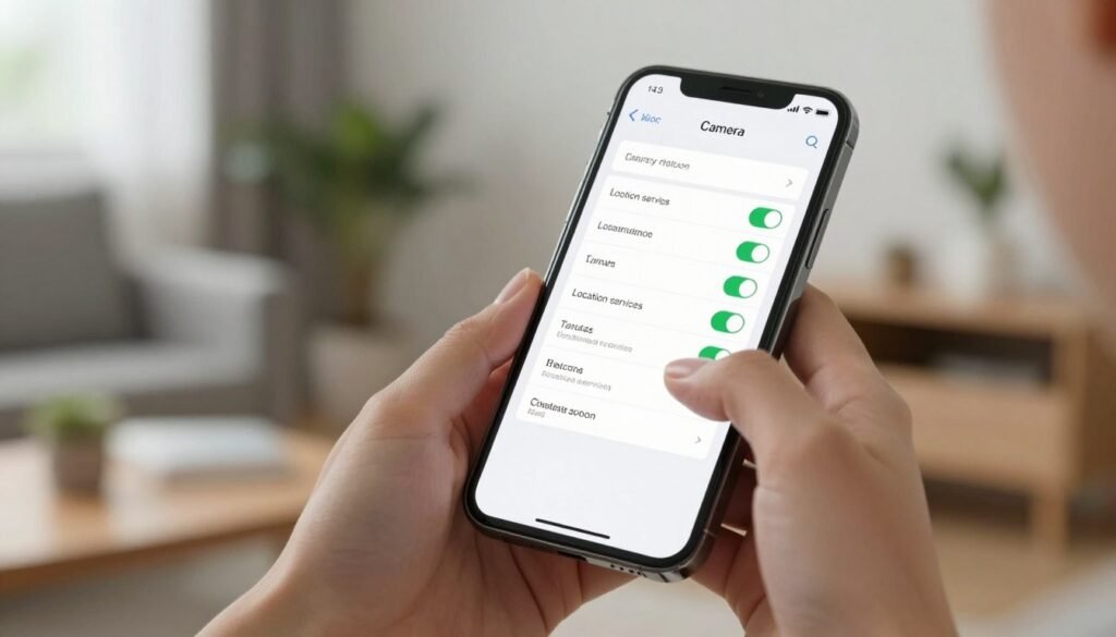 disable location iphone photos