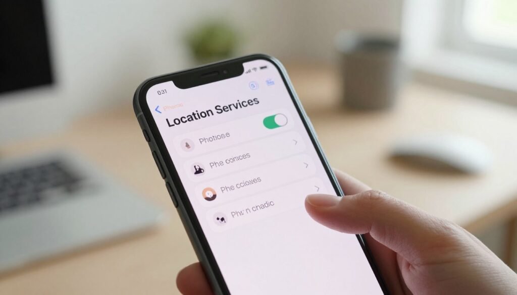 disable location iphone photos