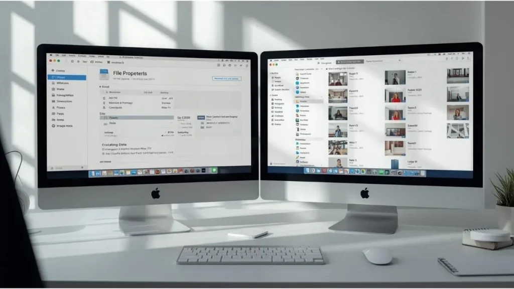 How to check metadata on Windows and Mac using file properties and Finder