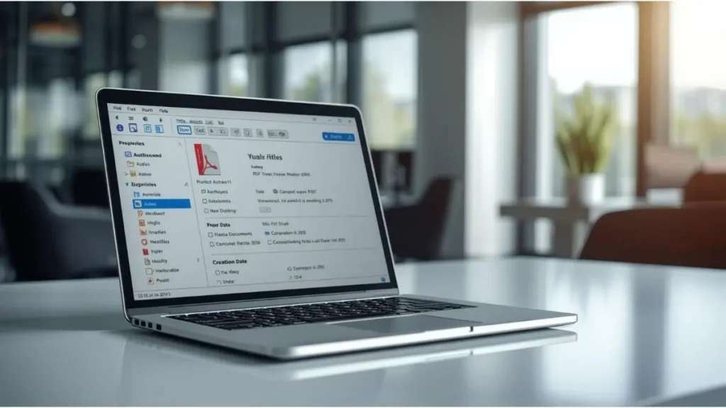 Remove Metadata from PDF Before Sending – checking PDF document properties before sharing with client
